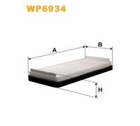 WP6934 FILTRO ABITACOLO PER Mercedes W210 E 280 142 KW 193 CV