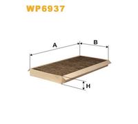 WP6937 FILTRO ABITACOLO PER Ford Focus DAW DBW ST170 127 KW 173 CV