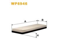 WP6946 FILTRO ABITACOLO PER Peugeot 306 2 VOL. CODA S. 7A 7C N3 N5 2.0 S16 112 K