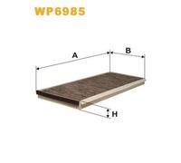 WP6985 FILTRO ABITACOLO PER Mercedes Sprinter 4-T Furgonato B904 408 D 58 KW 79