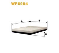 WP6994 FILTRO ABITACOLO PER Rover 25 2 VOL. CODA S. RF 1.8 16V 107 KW 146 CV