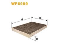 Wix Filters Filtro abitacolo WP6999 – a carboni attivi – Audi A4, A6, Seat Exeo
