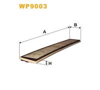 Filtro Abitacolo Carbone Attivo Wix Filters Wp9003