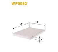 WP9092 FILTRO ABITACOLO PER Fiat Brava 182 1.6 16V 66 KW 90 CV