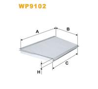 Wix Fc.Mercedes C (W203/C203/T203) Wp9102
