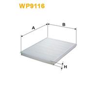 WP9116 FILTRO ABITACOLO PER Fiat Bravo II 198 1.4 16V 103 KW 140 CV