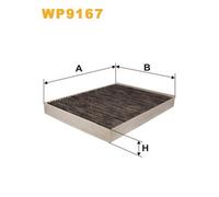 WP9167 FILTRO ABITACOLO PER VW Transporter V Autobus 7EB 7EJ 7HB 7HJ 2.0 CNG 85