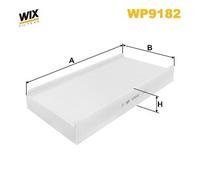 WP9182 WIX FILTERS Filtro, Aria abitacolo per CITROËN,PEUGEOT