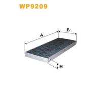 WP9209 FILTRO ABITACOLO PER Peugeot Expert Furgonato 222 1.8 74 KW 101 CV