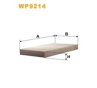 WP9214 FILTRO ABITACOLO PER Iveco Daily III Autobus 40C11 50C11 78 KW 106 CV