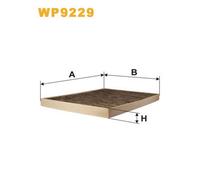 WP9229 FILTRO ABITACOLO PER Dodge Caravan RG 3.3 132 KW 179 CV