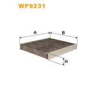 Filtro, Aria abitacolo - WIX FILTERS WP9231