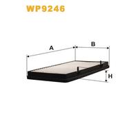 Filtro, Aria abitacolo - WIX FILTERS WP9246