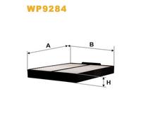WP9284 FILTRO ABITACOLO PER Suzuki Grand Vitara I FT HT 2.0 4x4 94 KW 128 CV