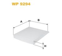 Wix Filters Filtro abitacolo WP9294 per Nissan Skyline V35 3.5 200 kW 272 CV