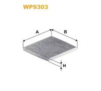 WP9303 FILTRO ABITACOLO PER Kia Carens III MPV/Space W. UN 2.0 LPi 104 KW 141 CV