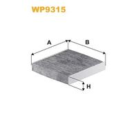 WP9315 FILTRO ABITACOLO PER Suzuki Swift III EZ MZ 1.6 92 KW 125 CV