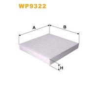 Filtro Abitacolo Antipolline Wix Filters Wp9322