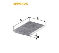 WP9325 FILTRO ABITACOLO PER Kia Cee'D 2 VOL. CODA S. ED 1.4 CVVT 66 KW 90 CV