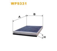 WP9331 FILTRO ABITACOLO PER Mercedes Sprinter 5-T Pianale P. T. B906 513 CDI 4x4