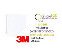 WP96 VISIERA SERIE WP POLICARBONATO TRASPARENTE 3M cf 10 pz