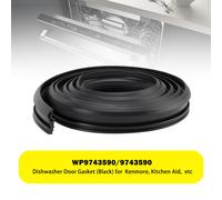 WP9743590/9743590 Guarnizione Porta Lavastoviglie (Nero) Per Kenmore KitchenAid·