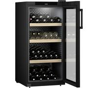 Liebherr Cantina vino a libera installazione WPbl 4201 con porta in vetro e telaio nero da 60 cm