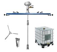 WPBXQKWAY IBC Air Agitator, 265 Gallon Pneumatic Paint Mixer, Paint Stirring Machine for Folding Drill, Power 3/4HP, Adjustment Speed Range 0-1900RPM, Bracket Mixer, Special for IBC TON Barrels
