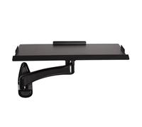 WPBXQKWAY Keyboard Tray Wall Mount, Wall Mount Typing Platform, Sit-Stand Keyboard And Mouse Tray, Ergonomic Tilt, Full Motion Swivel, Holds Up to 8KG, Fits Standard Gaming Keyboards/Mice(Black,45cm)
