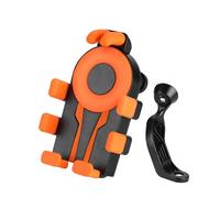 WpecM Supporto Telefono Moto per Suzuki SV650 SV 650 SV650X SV650S, Porta Cellulare Moto, Porta Telefono, Rotazione 360 Antivibrante, per Manubrio o Specchietto,Black+Orange-B