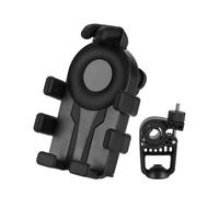 WpecM Supporto Telefono Moto Per Yamaha MT-03 MT-07 MT-09 Tracer MT-10 MT-25 MT-125, Porta Cellulare Moto, Porta Telefono, Rotazione 360 Antivibrante, per Manubrio o Specchietto,Black-A