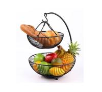 wpenshiDM125 Cesto portafrutta, porta snack a più livelli, cesto decorativo for servire frutta Centro tavola frutta soggiorno