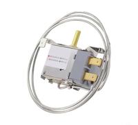 WPF22-L - Termostato meccanico per frigorifero a 2 pin, interruttore di controllo della temperatura per congelatori, vetrine, refrigeratori per bevande, 220 V-250 V, 4 A/5 A, sonda da 90 cm