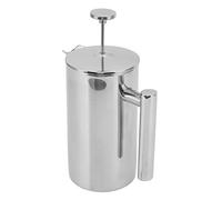 WPKD BLUEIY Caffettiera francese Pr, teiera a doppia parete in acciaio inox 304, capacità 350 ml, caffè preparato a mano con filtro schermo, adatta per caffè e tè
