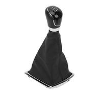 WPKD BLUEIY Car Manual Gear Shift Knob Dust Cover Shifter Protection PU Leather Replacement Focus 2009 2012 (5a marcia)