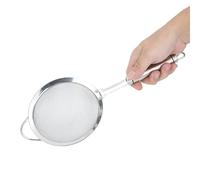 WPKD BLUEIY Colino a cucchiaio in acciaio inox con manico lungo, utensile da cucina, 30,5 cm, resistente, ideale per zuppe e brodi, lavabile in lavastoviglie