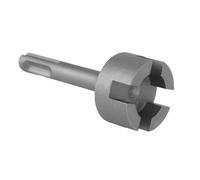 WPKD BLUEIY Driver per Chiodi a Terra,Ground Rod Driver,Pilota per Asta di Terra in Acciaio,Ø20mm,Pilota per Asta di Terra per Trapani a Percussione di Superficie SDS Plus (Attraversato)