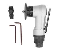 WPKD BLUEIY Mini smussatrice pneumatica,Strumento di Smussatura Ad Arco di 45 Gradi,Strumento Pneumatico di Smussatura in Lega di Alluminio Strumento di Smussatura Ad Aria con Manuale per Sbavatura