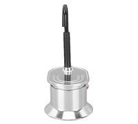 WPKD BLUEIY Moka a tubo singolo, 1 tazza, 50 ml, in lega di alluminio, con beccuccio, per piano cottura, caffettiera italiana per feste all'aperto e viaggi