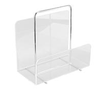 WPKD BLUEIY Portariviste in acrilico, porta documenti trasparente per l'organizzazione dell'ufficio, organizer da scrivania, porta giornali in acrilico, design trasparente, 30,5 x 25,4 x 10,2 cm