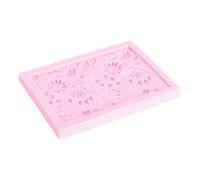 WPKD BLUEIY Set di 3 stampi per torte tascabili, a forma di albero di Natale, stella, guanto per la cottura, mini ciambelle in silicone con 9 cavità per torte, blu reale