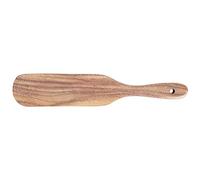 WPKD BLUEIY Spatola in teak, forma piatta, in legno, per uso alimentare, per la cucina di casa, 29 x 5,5 cm, utensile da cucina, utensili da cucina