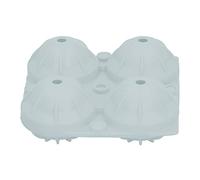 WPKD BLUEIY Sphere Ice - Vassoio per creare palline di ghiaccio a 4 griglie, per casa, cucina, bar, in silicone verde menta per fare palline di ghiaccio, bar Accory
