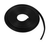 WPKD BLUEIY Strisce di gomma per protezione bordi antigraffio per modanatura nera 300 cm