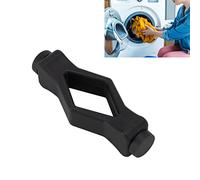 WPKD BLUEIY Supporto per Porta Lavatrice,Silicone Supporto per Porta Lavatrice a Carica Frontale,Forma di Bocca, Forte Magnete,Fermaporta per Lavatrice(10x 3,5x1,9cm,65g,Nero)