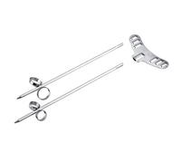 WPKD BLUEIY Tagliaverdure a Spirale Manuale, Affetta Taglia Patate a Ricciolo in Acciaio Inox 2 Pezzi Taglierina a Spirale per Frutta e Verdura Creativa a Twist Carota Cetriolo Forma Speciale