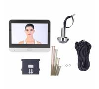 WPKD BLUEIY Telecamera di sorveglianza spioncino per porta 1080P, telecamera spioncino, visualizzatore digitale per porta, citofono con visione notturna a 120 gradi, batteria al litio da 5000 mAh, con