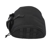 WPKD BLUEIY Zaino per Casco,Borsa Porta Casco,Regolabile in Tela AntiGraffio Borsa Portaoggetti per Casco da Campeggio,35.00 * 24.00 * 7.00,389g,per Viaggi All'aperto in Bicicletta (Nero)