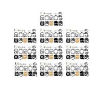 WPOMHRNZQ 10 Set di Kit di Riparazione carburatore, Guarnizione e Membrana for W-lbro WA WT Series K10-WT RH