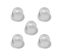 WPOMHRNZQ 5 Pezzi di Ricambio for lampadine di adescamento del carburatore for Motosega, decespugliatore, Carburante Trasparente, Lampadina di adescamento del carburatore, Bolla d'olio